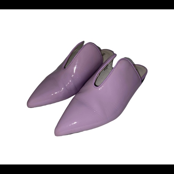 FREE PEOPLE JEFFREY CAMPBELL CLEOS LAVENDER MULE Sz. 7M. - Picture 2 of 11